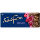 Karl Fazer Milk Chocolate with red berries & rice puffs, Milchschokolade mit roten Beeren und Puffreis  180g